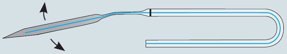 Кругла рифлена силіконова дренажна трубка, Розмір: 15 Fr з гнучкою голкою троакару, Biometrix